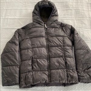 Old Navy Black Puffer Jacket Quilted Insulated